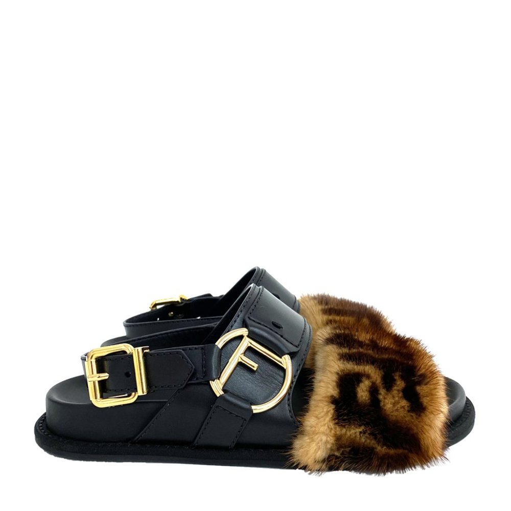Fendi Mink Sandal